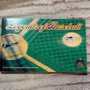 Legends of Baseball Postal Card Set 20 Postcards